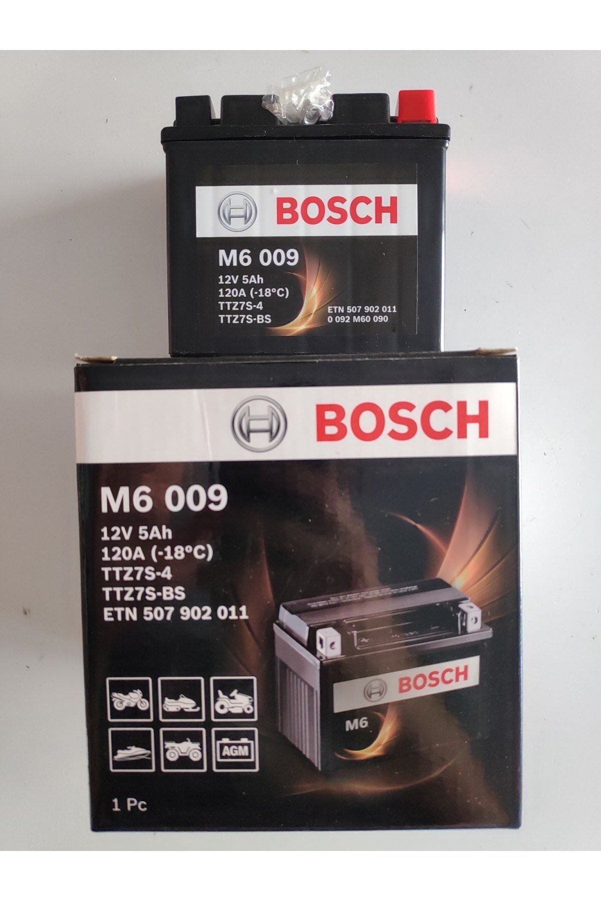 Bosch Yamaha Tricity 155 Ytz7s 12 V 5 Amper Motosiklet Akü