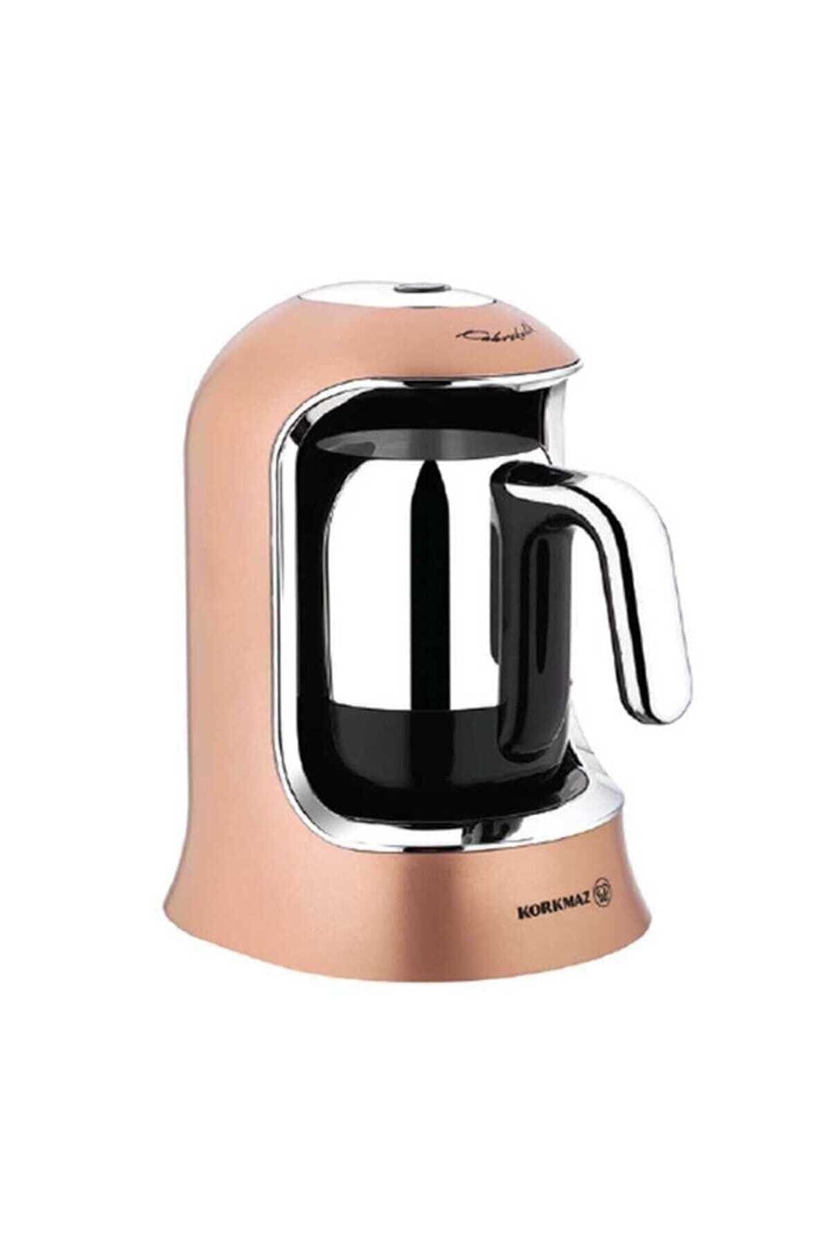 Anıl Home Korkmaz A860-06 Kahvekolik Otomatik Kahve Makinesi Rosegold Krom