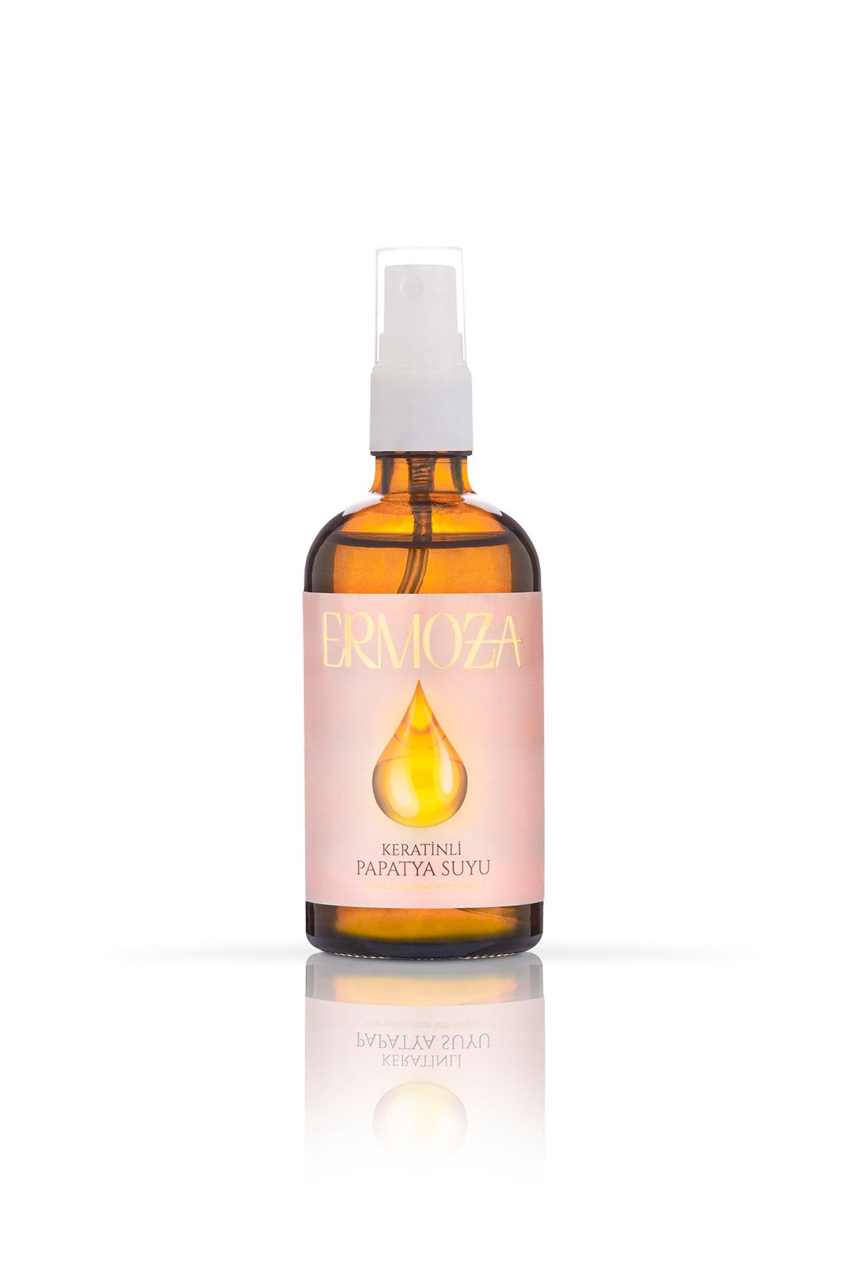 Ermoza Kozmetik Keratin & Papatya Özlü Saç Bakımı Spreyi 100 ml Cam Şişe