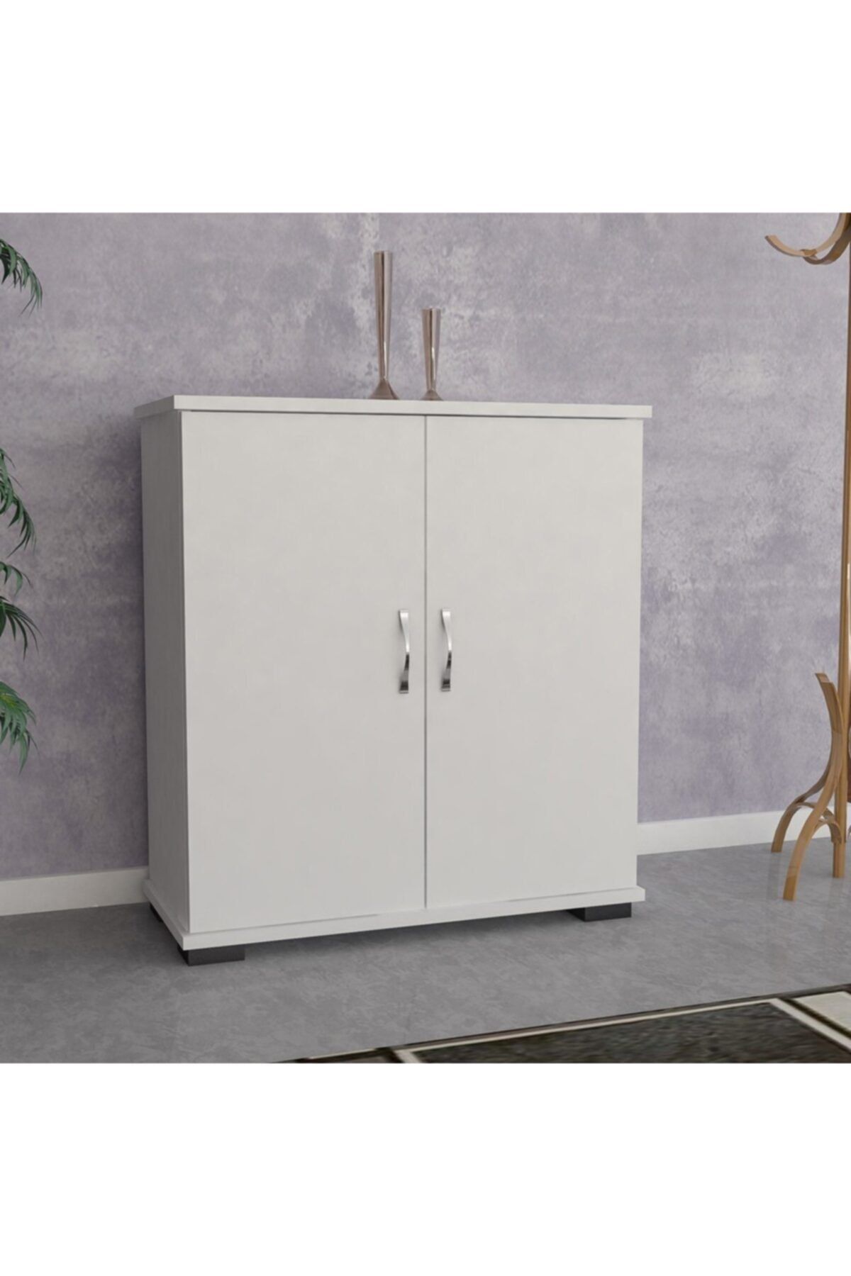 EraHome Mdf Bölmeli 4 Raflı Ayakkabı Dolabı