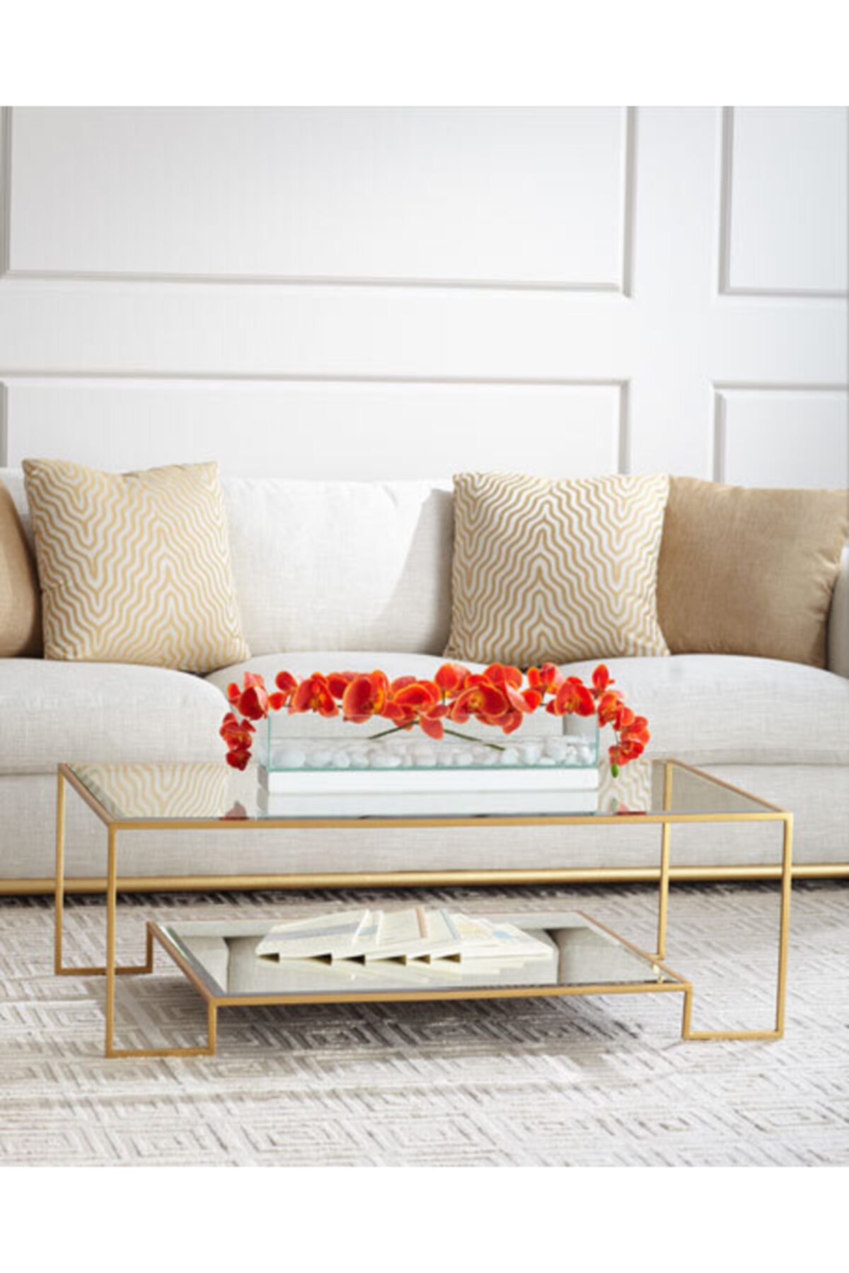 tino furniture Julia Gold Orta Sehpa Metal