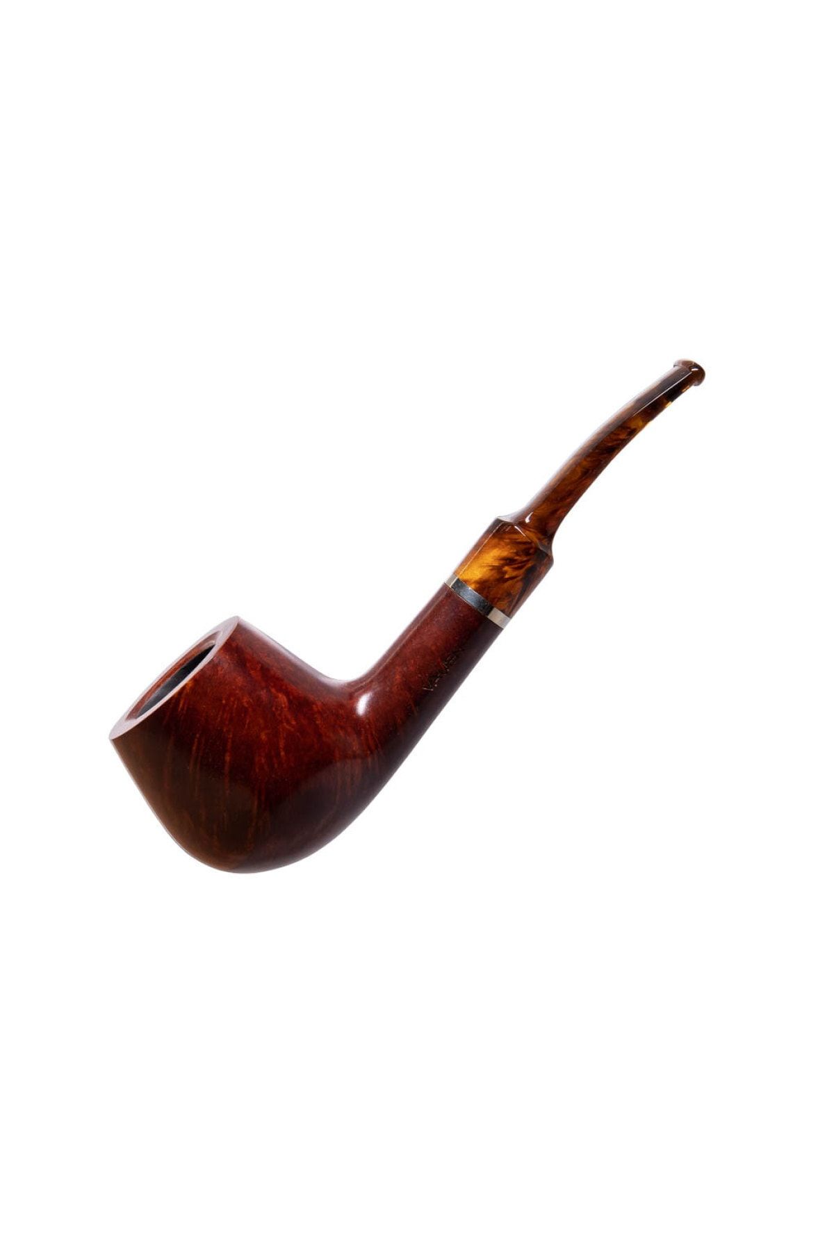 VAUEN Classic Brown 3940 9mm. Filtreli Akrilik Saplı Pipo