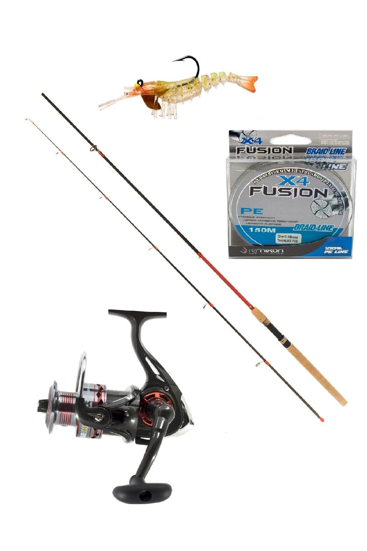 Remixon Mirage 3000 & Red Zoom 240cm Karbon Spin Olta Takımı Seti