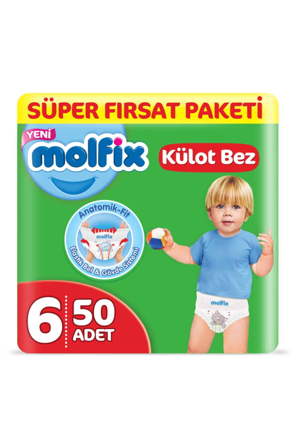 Molfix Külot Bez 6 Beden Extra Large Süper Fırsat Paketi 50 Adet