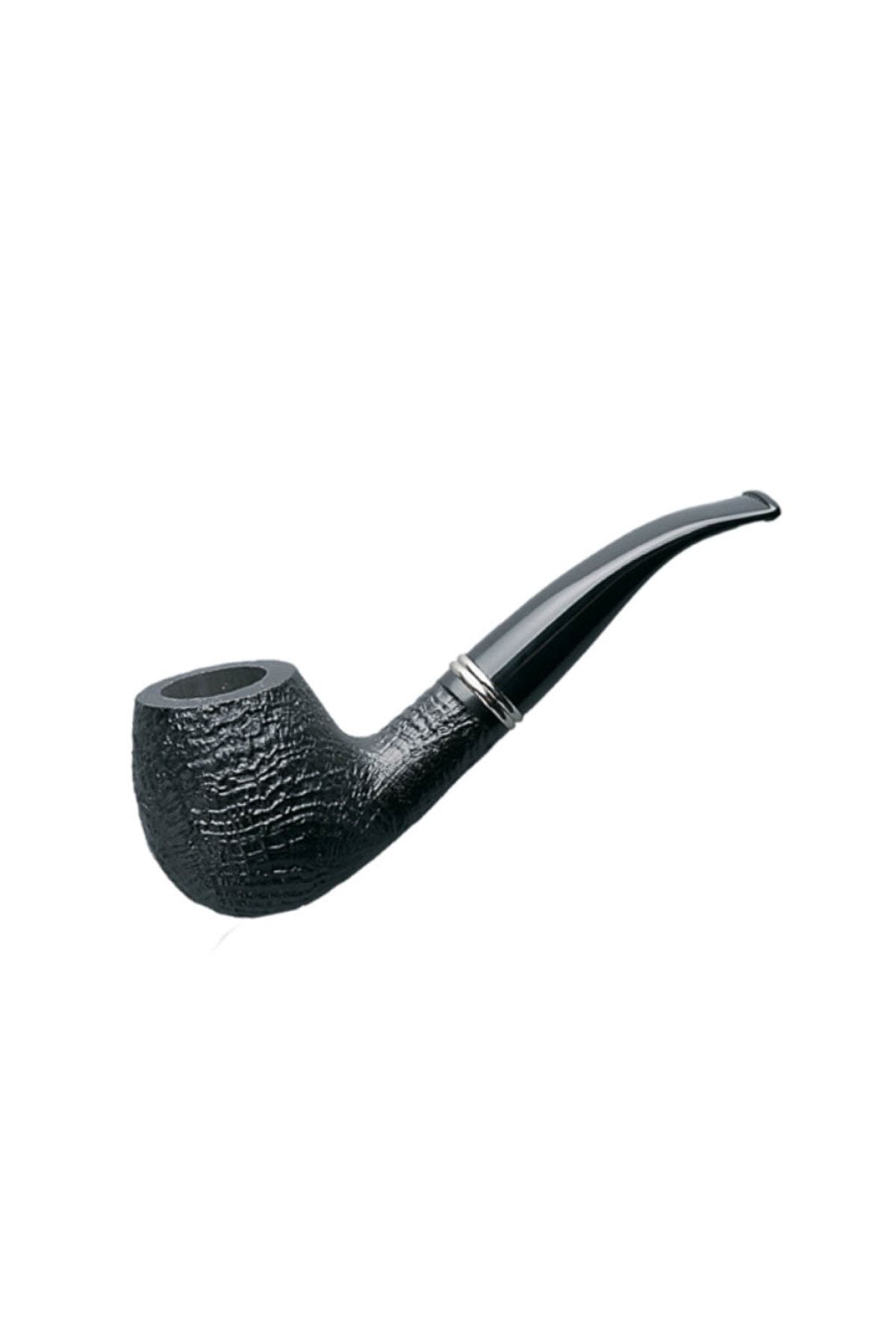 VAUEN Classic Schwartz 4461 9mm. Filtreli Akrilik Saplı Pipo