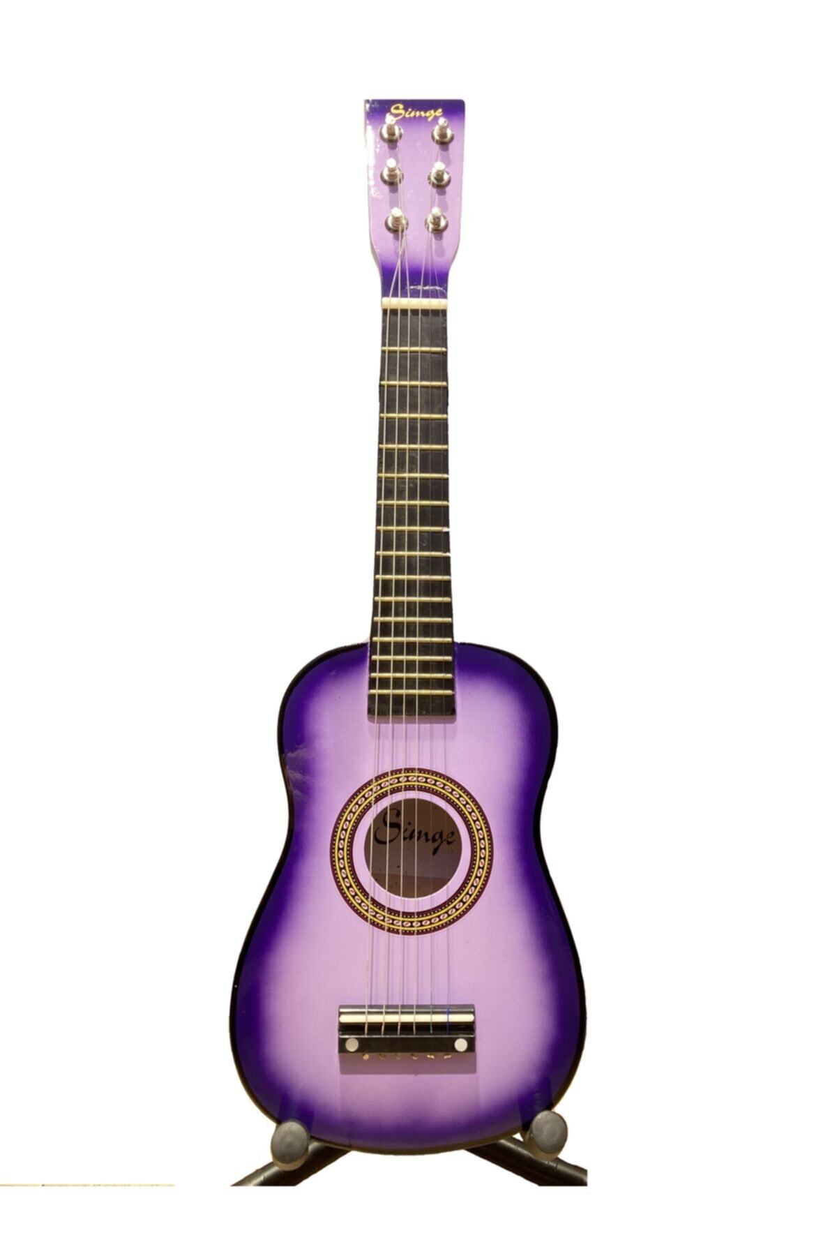 kabil müzik Çocuk Gitarı Ahşap 60cm Penalı 2,6 Yaş Için