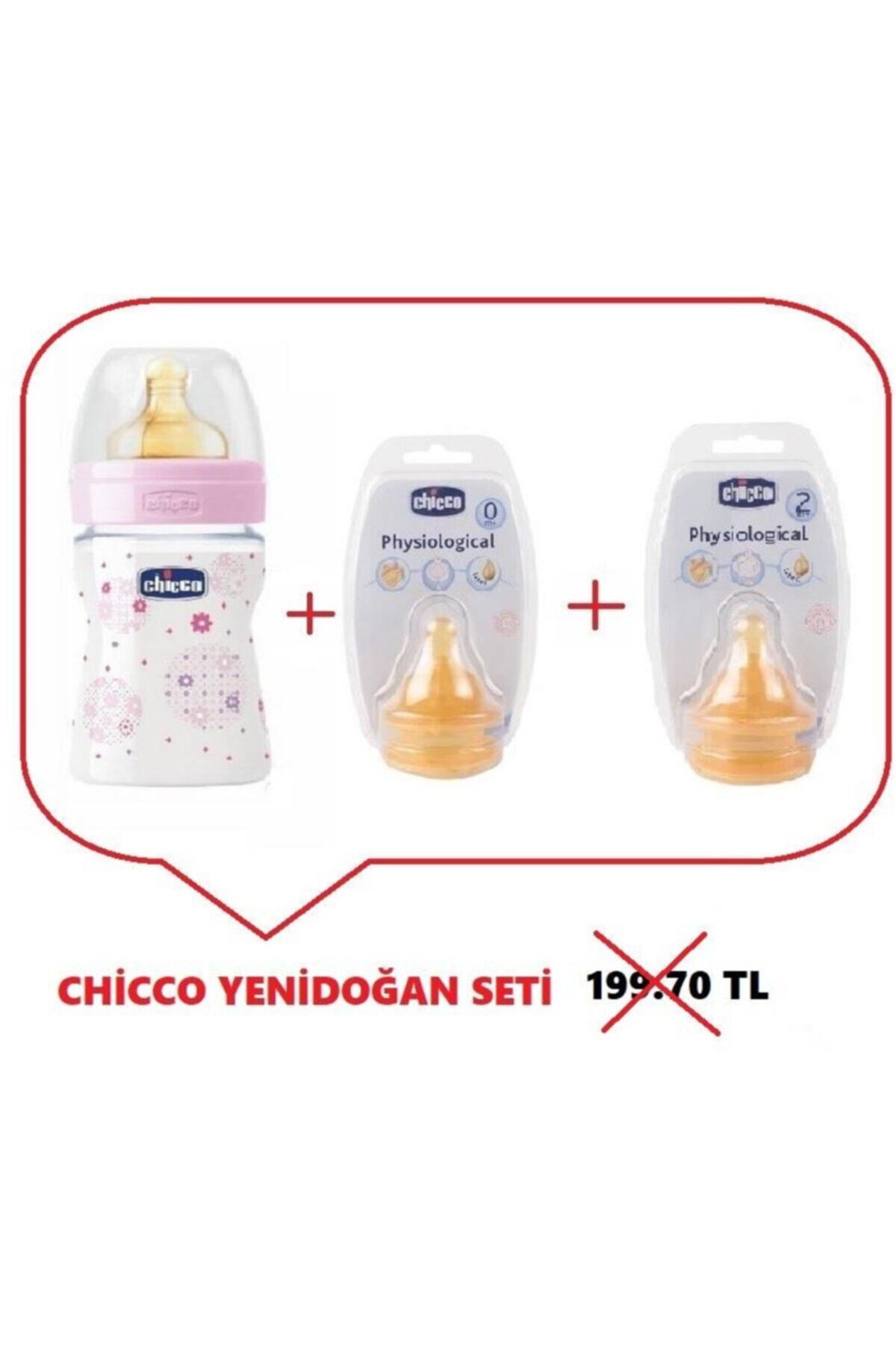 Chicco Kauçuk Normal Akış Pp Biberon 0 Ay+ 150 Ml + Kauçuk Biberon Uçları Seti