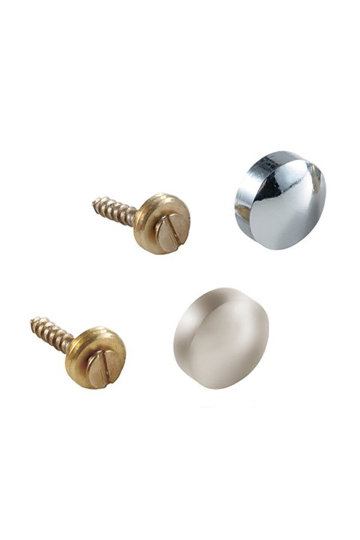 Stabilit Metal Vıda Kapagı 4'lü,20mm Krom