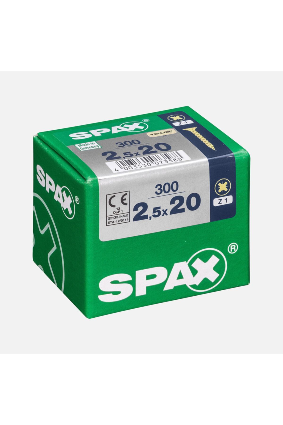 Spax Havşa Vida Sarı 2.5x20