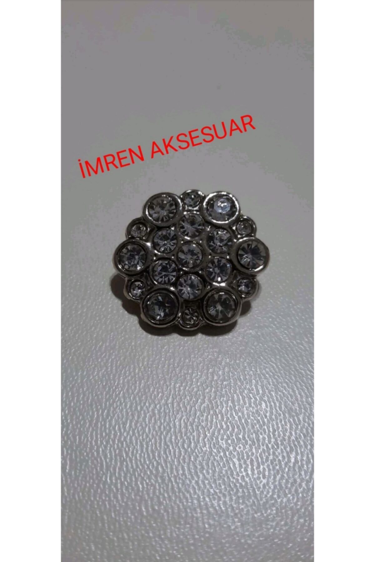 İMREN AKSESUAR Taslı Düğme Free Nikel Askı Kaplamalıdır20mm(1 ADET)tas1007