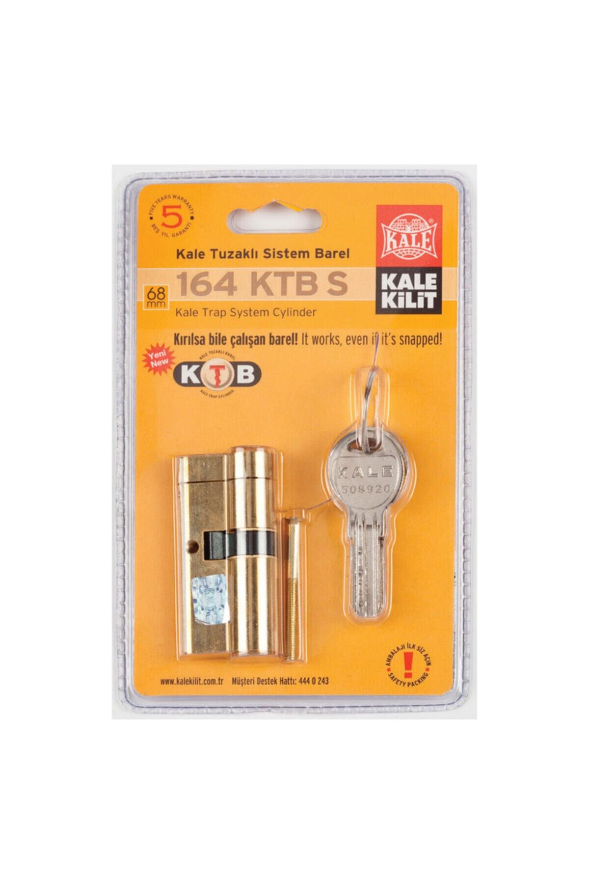 Kale Kilit Kale Tuzaklı Sistem Çelik Pimli Mandal Topuzlu Barel Sarı 68 Mm
