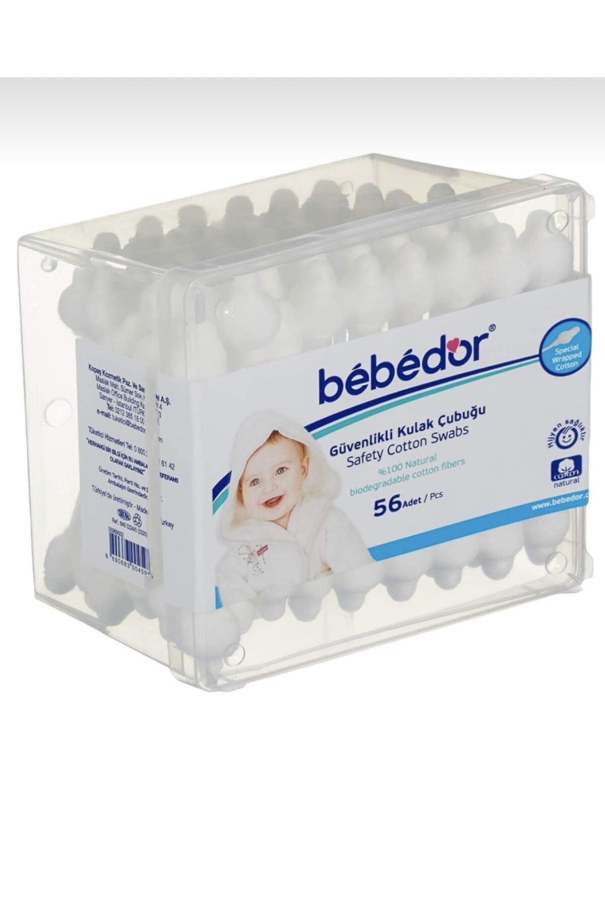 Bebedor Güvenlik Li Kulak Çubuğu 56lı