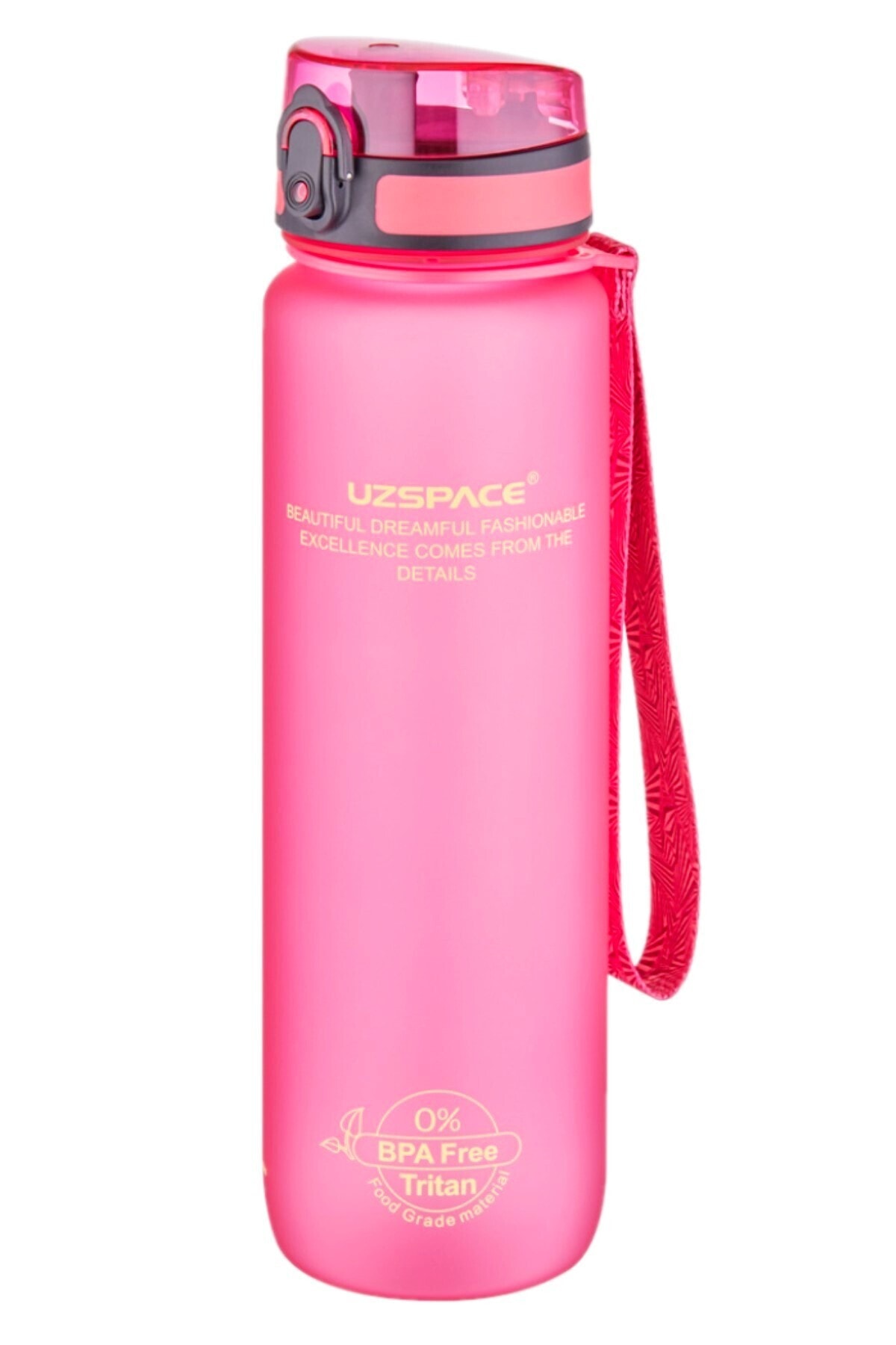 Uzspace Büyük Boy 28 cm 1000 ml 1 litre Su Matarası Bpa Koku Sızdırma Yok