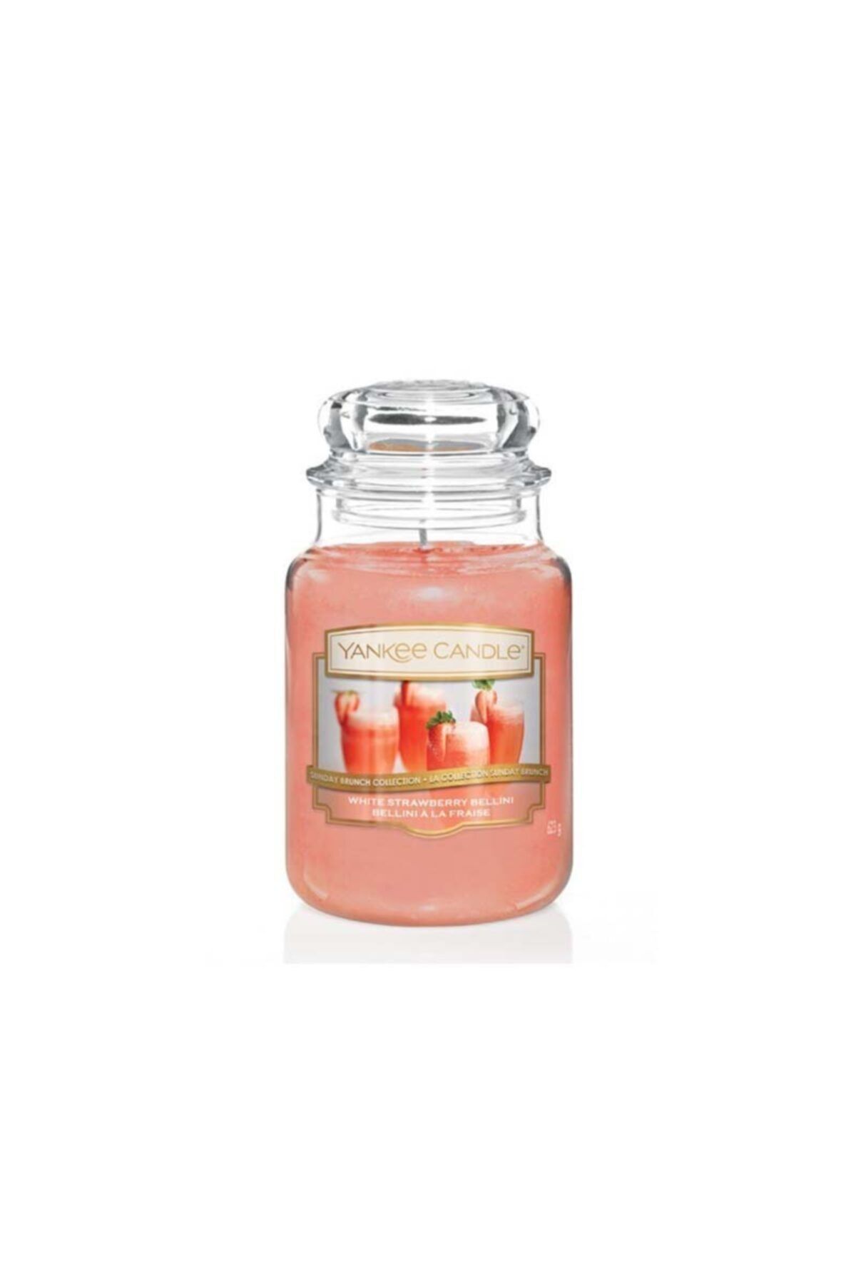 Yankee Candle 1611842e Büyük Klasik Mum White Strawberry Bellini