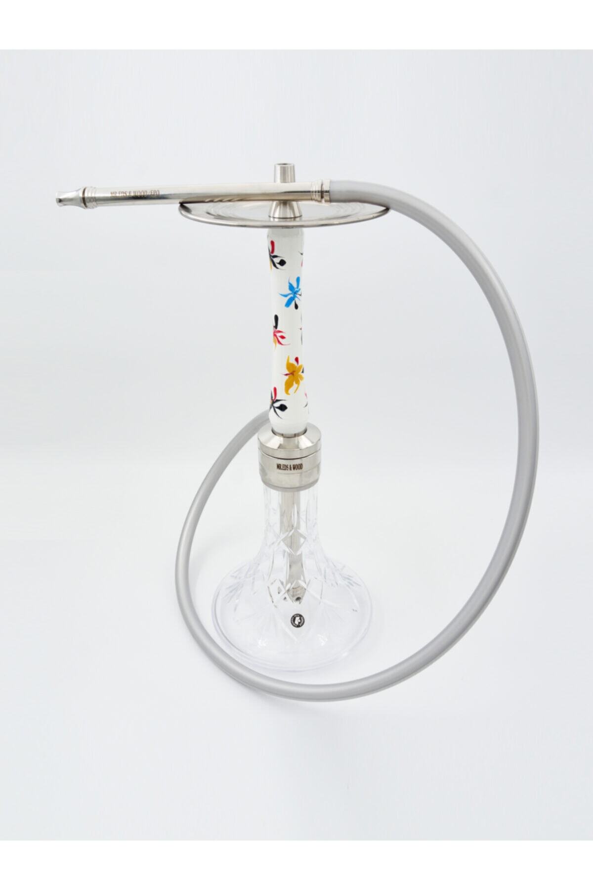 MR EDS Mr.eds E32 Wood Beyaz Epoksi Nargile Takımı