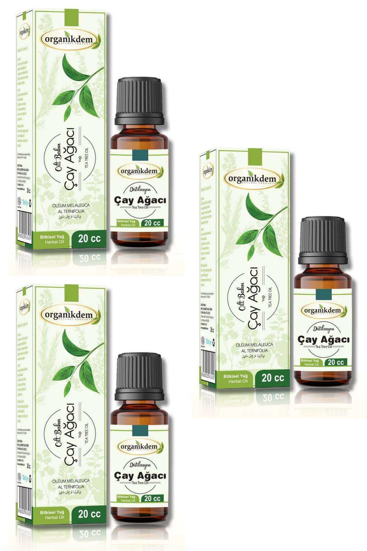 organikdem Çay Ağacı Yağı 3 x 20 ml