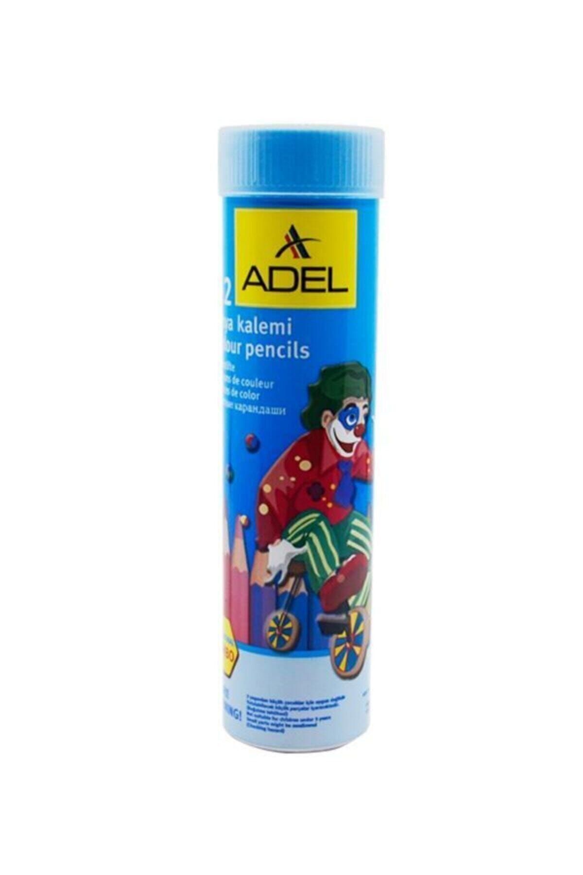 Adel Metal Tüp 12li Jumbo Kuru Boya 12 Renk
