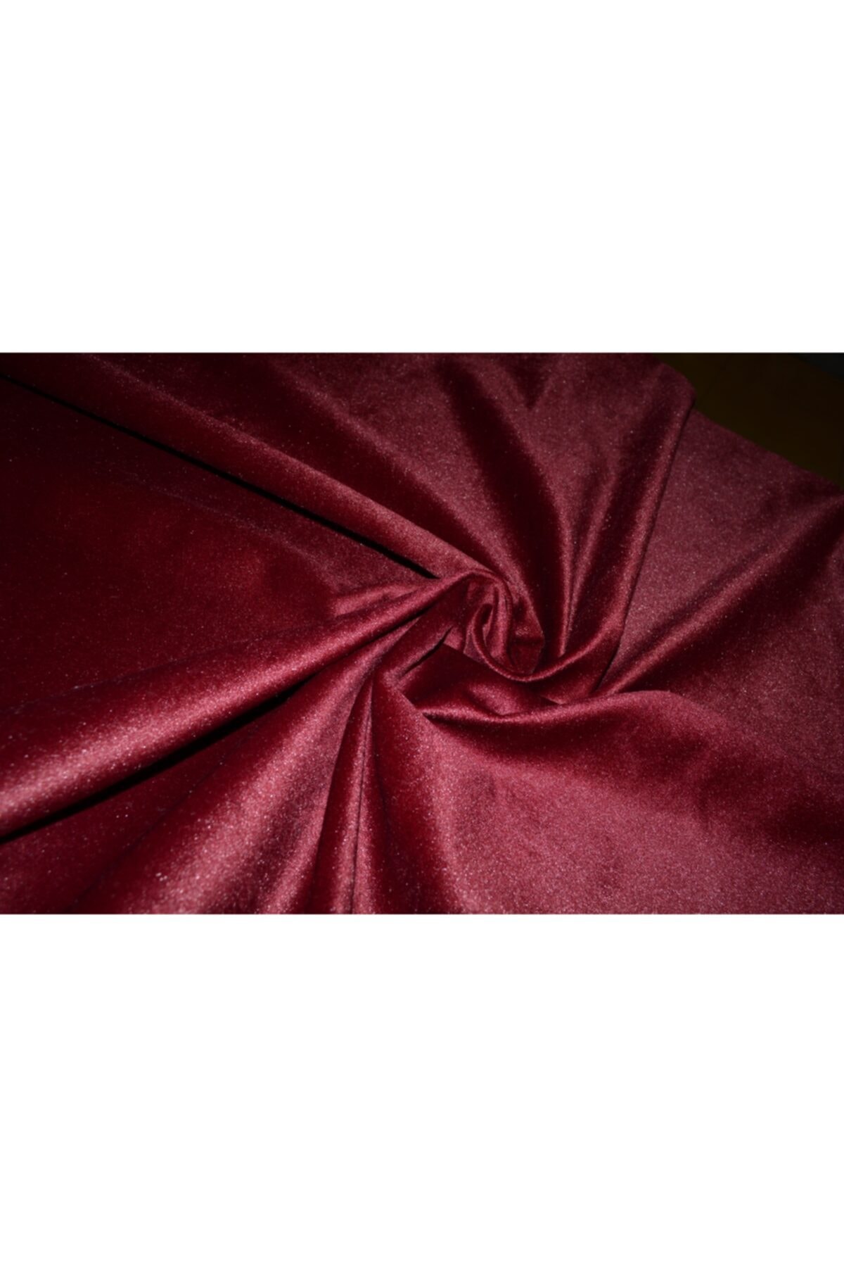velutti home Capris Iz Yapmaz Bordo Kadife Döşemelik Ve Perdelik Kumaş