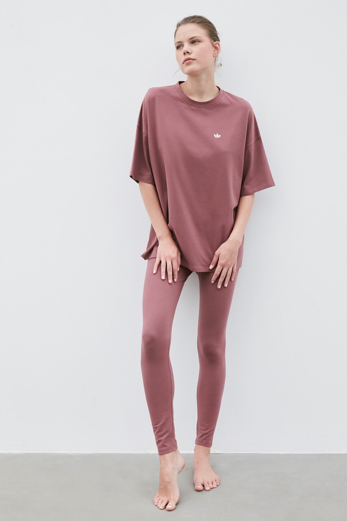 Penti Relax Burgundy Lotus Tayt Takım