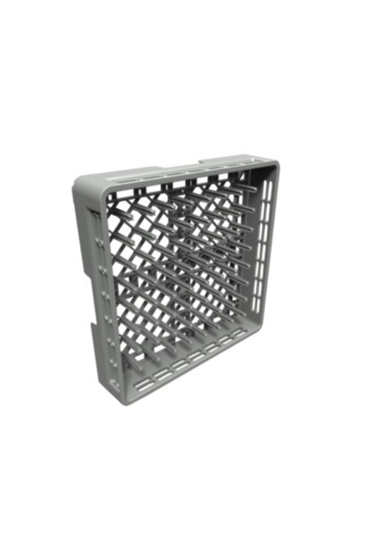 Makmed Endüstriyel Bulaşık Makinesi Tabak Yıkama Basketi Bulaşık Makinesi Sepeti 50x50cm
