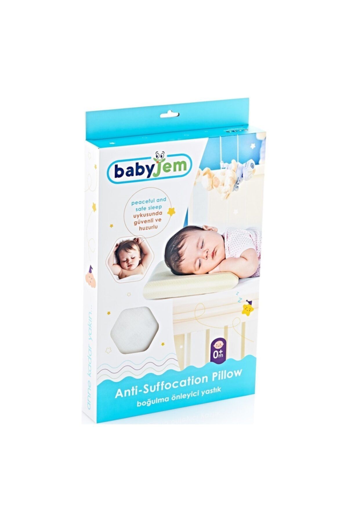 Babyjem Boğulmayı Önleyici Bebek Yastık Ekru