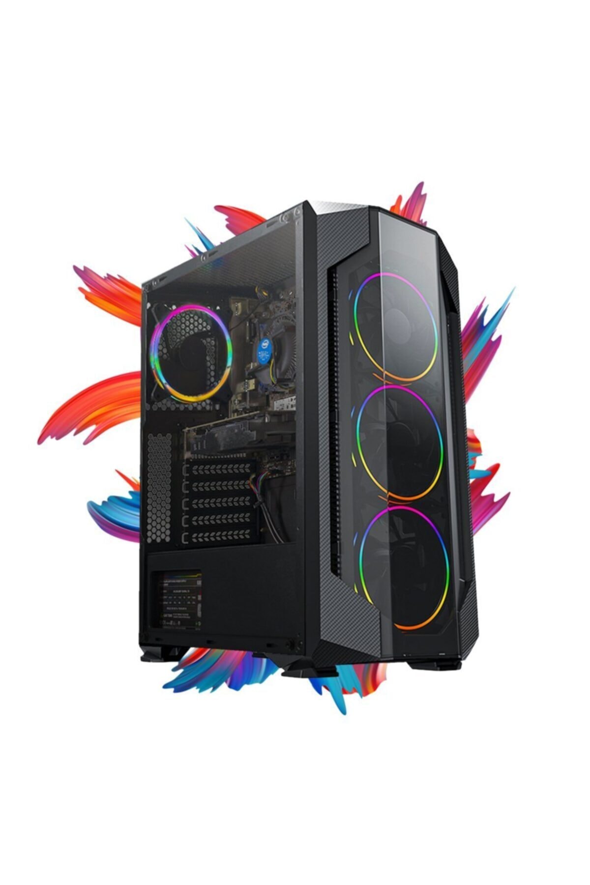 DRAGOS DRx707 Ryzen 5 5600X 8GB Ram 256GB M.2 NVMe SSD 4GB GTX1050Ti Ekran Kartı Oyun Bilgisayarı
