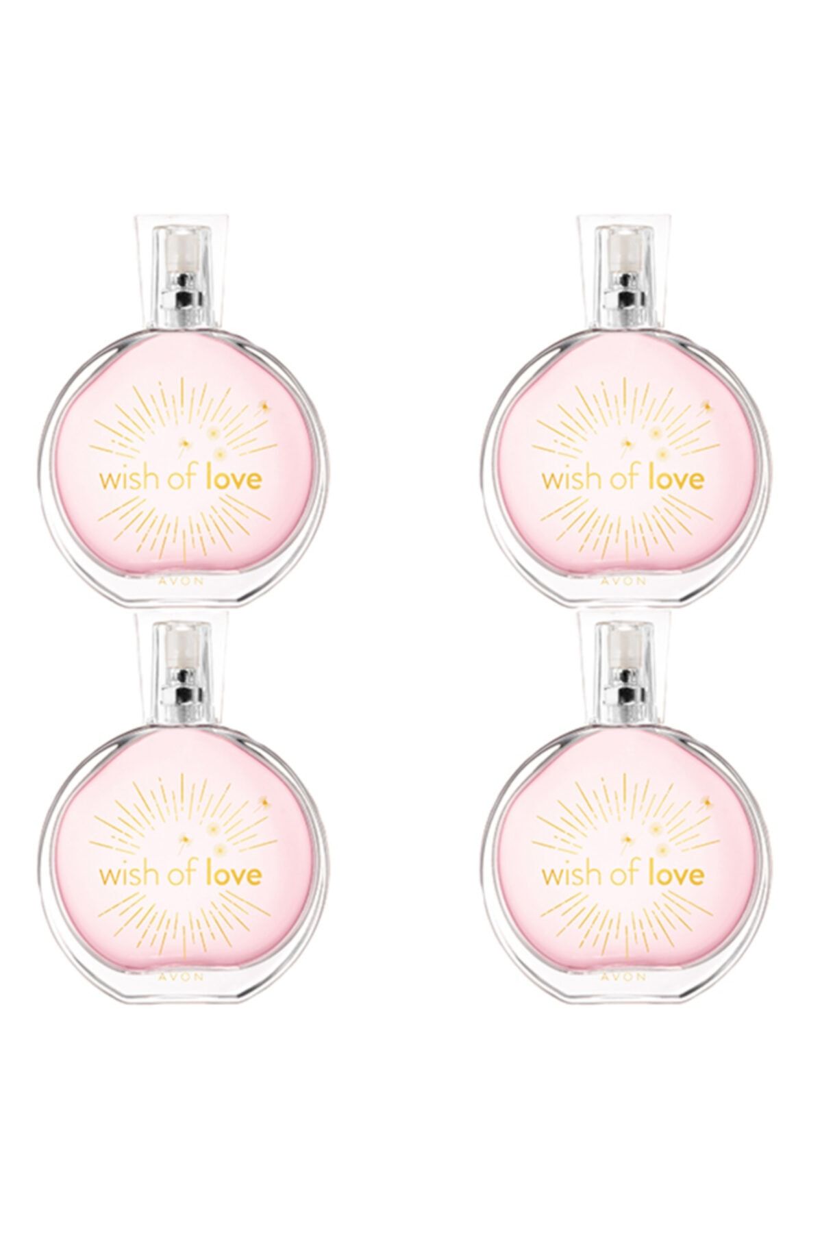 AVON Wish Of Love Edt 50 Ml Kadın - 4 Adet