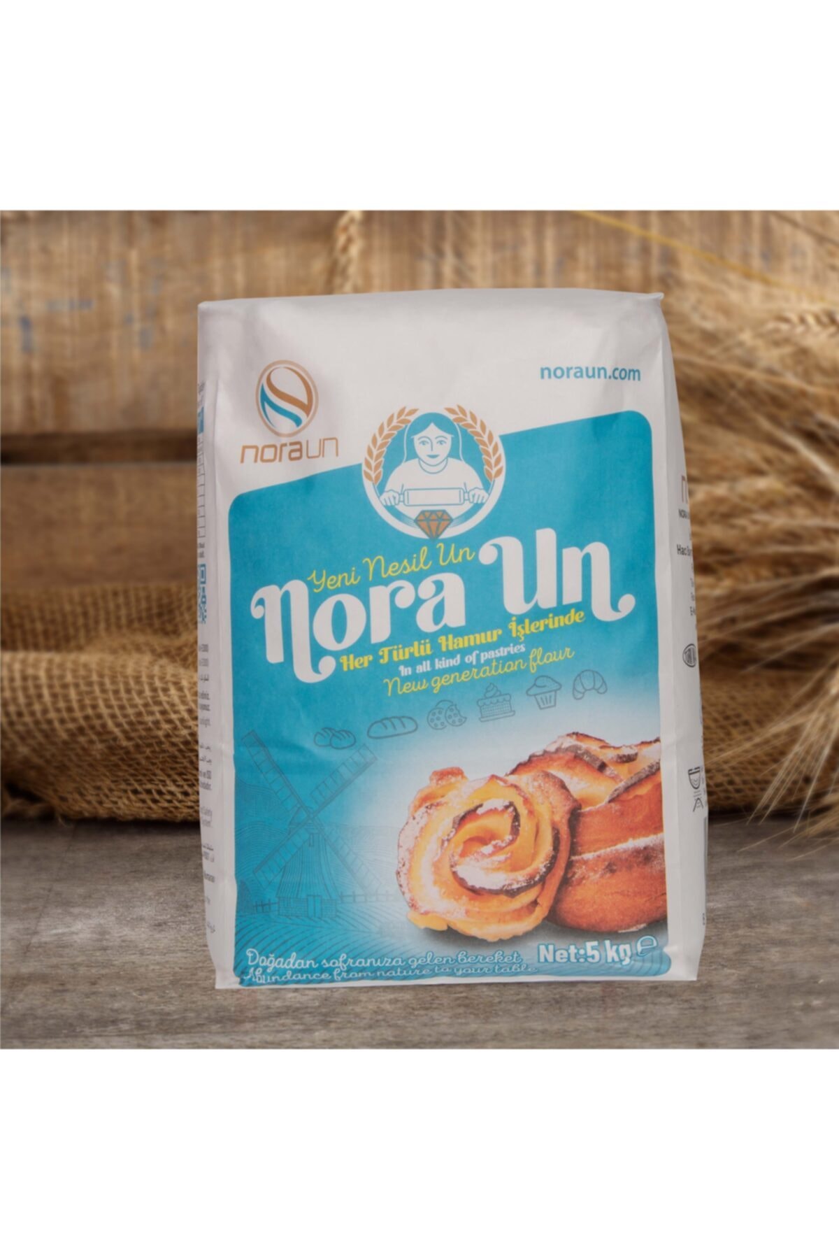 Mor Un Nora Beyaz Un (5 Kg)