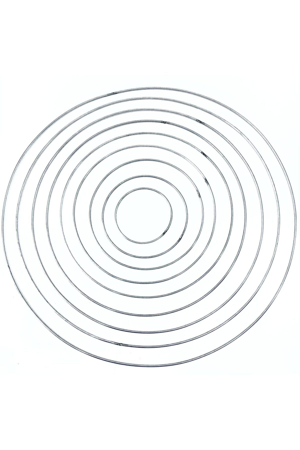 Erdal Ticaret Makrome Halkası Metal Çember Rüya Kapanı 10 cm 1 Ad 3mm