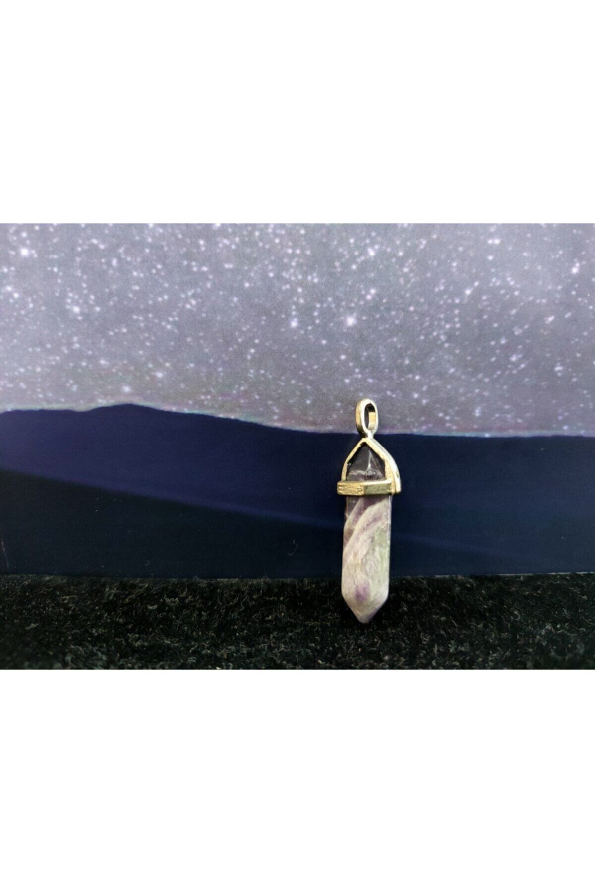 sarıyer silver Ametist Kolye Ucu
