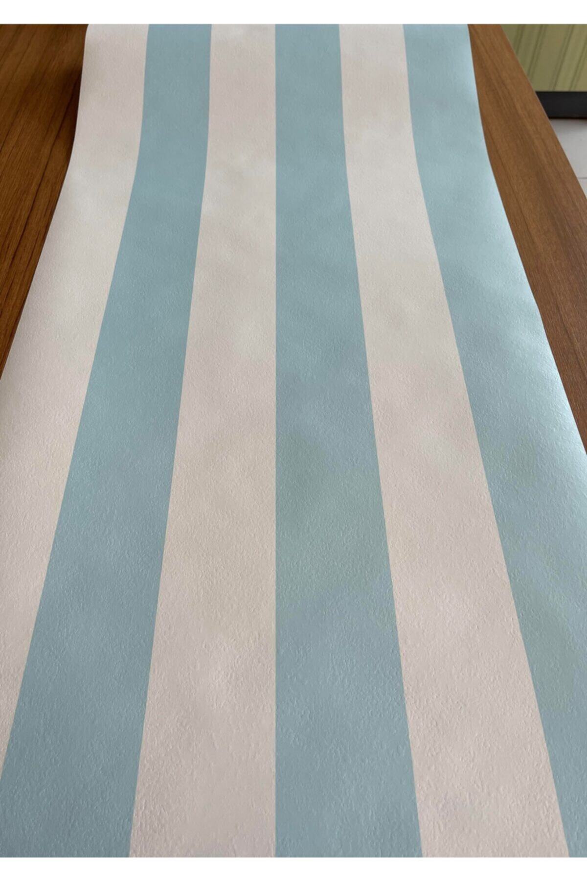 BAŞYAPI DİZAYN Mavi Çizgili Duvar Kağıdı 2615 (5m²)