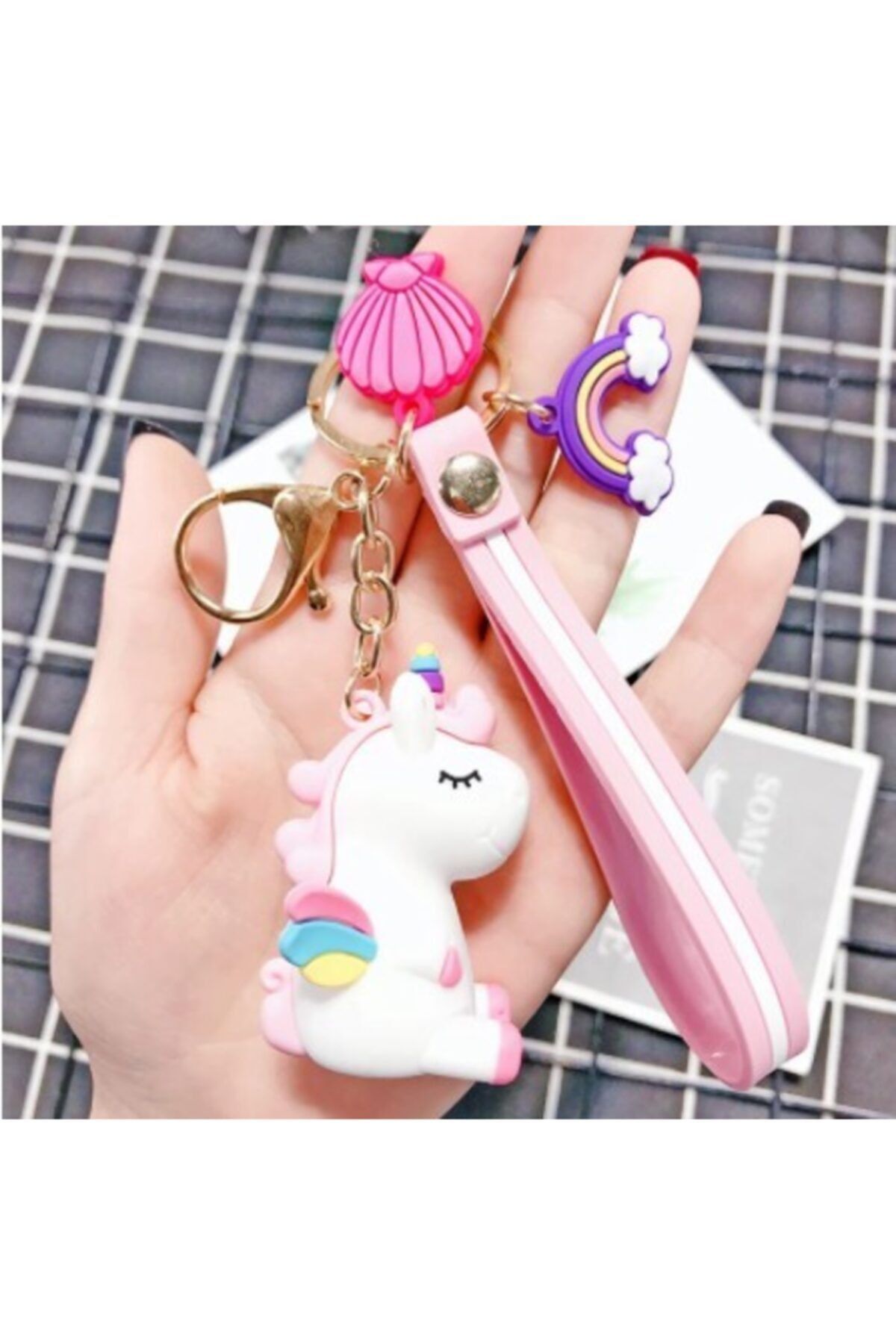 Muditashoptr Sevimli Unicorn Anahtarlık Ve Çanta Süsü