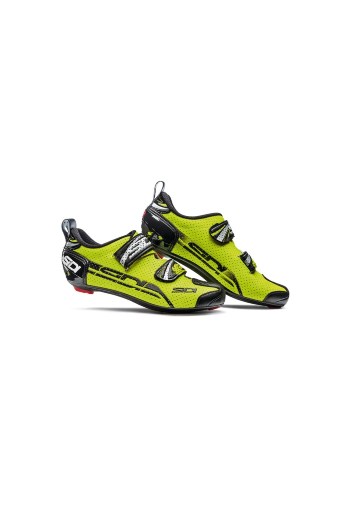 Sidi T4 Air Triatlon Ayakkabısı Siyah-sarı 42,5