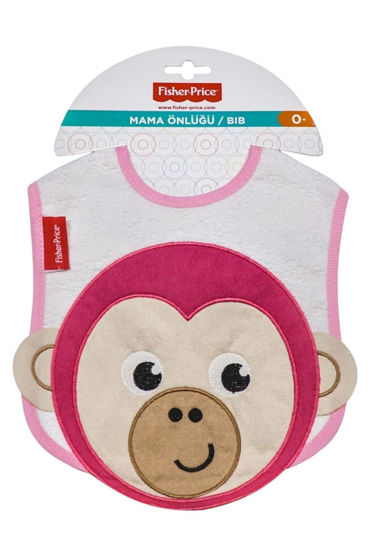 FISHER PRICE Maymun Figürlü Önlük Pembe