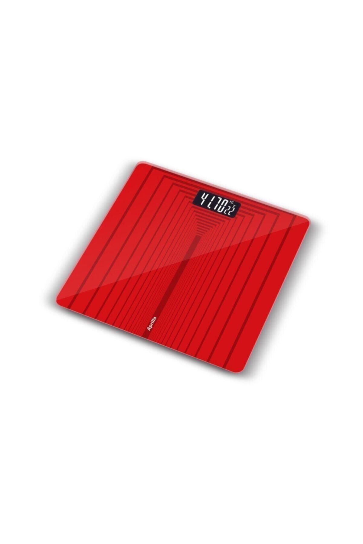Aprilla Kırmızı Banyo Tartısı Abs-1026k