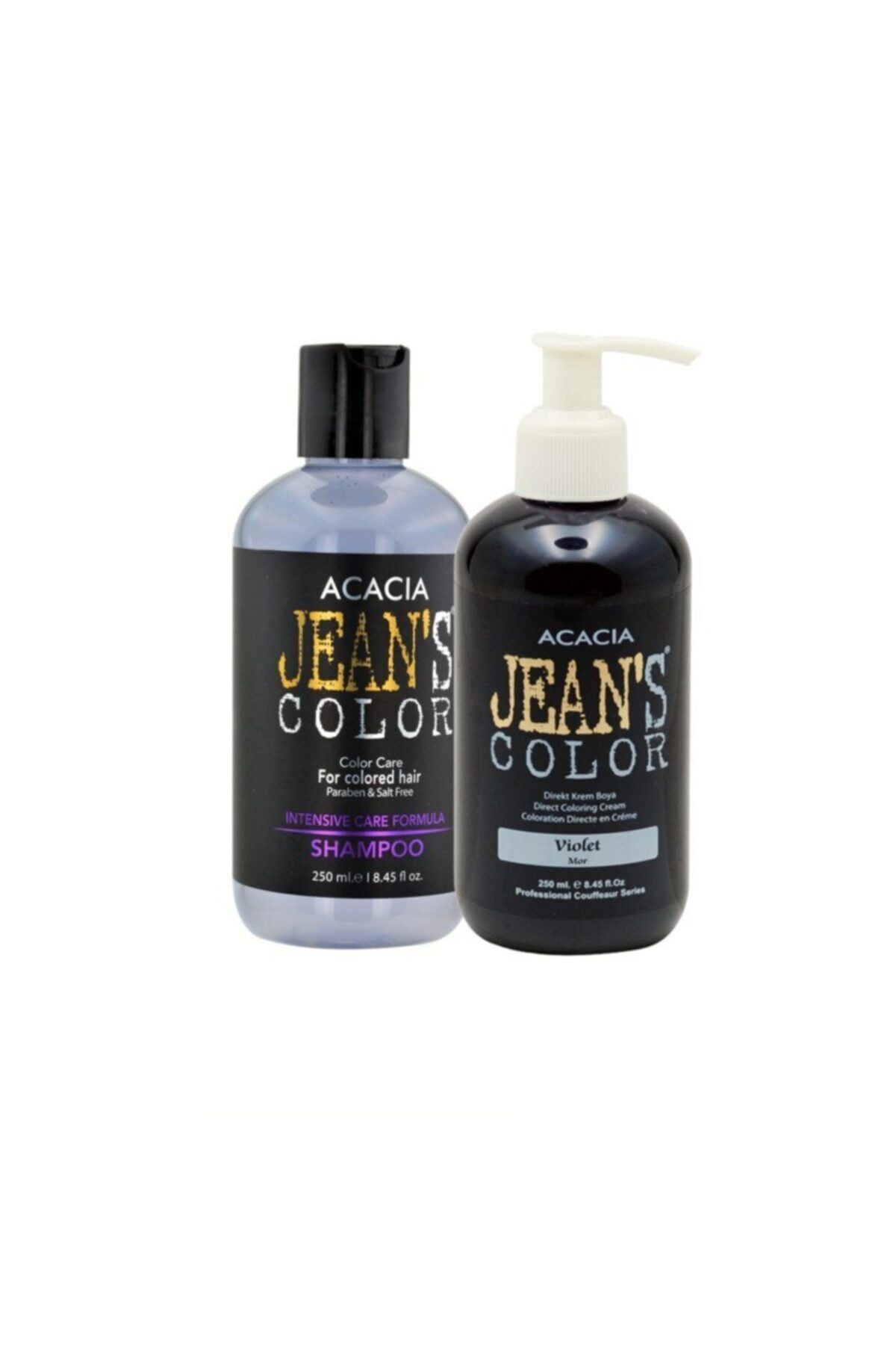 jeans color Jean's Color Mor 250ml. Vıolet + Jean's Color Boya Koruma Şamp.250ml.