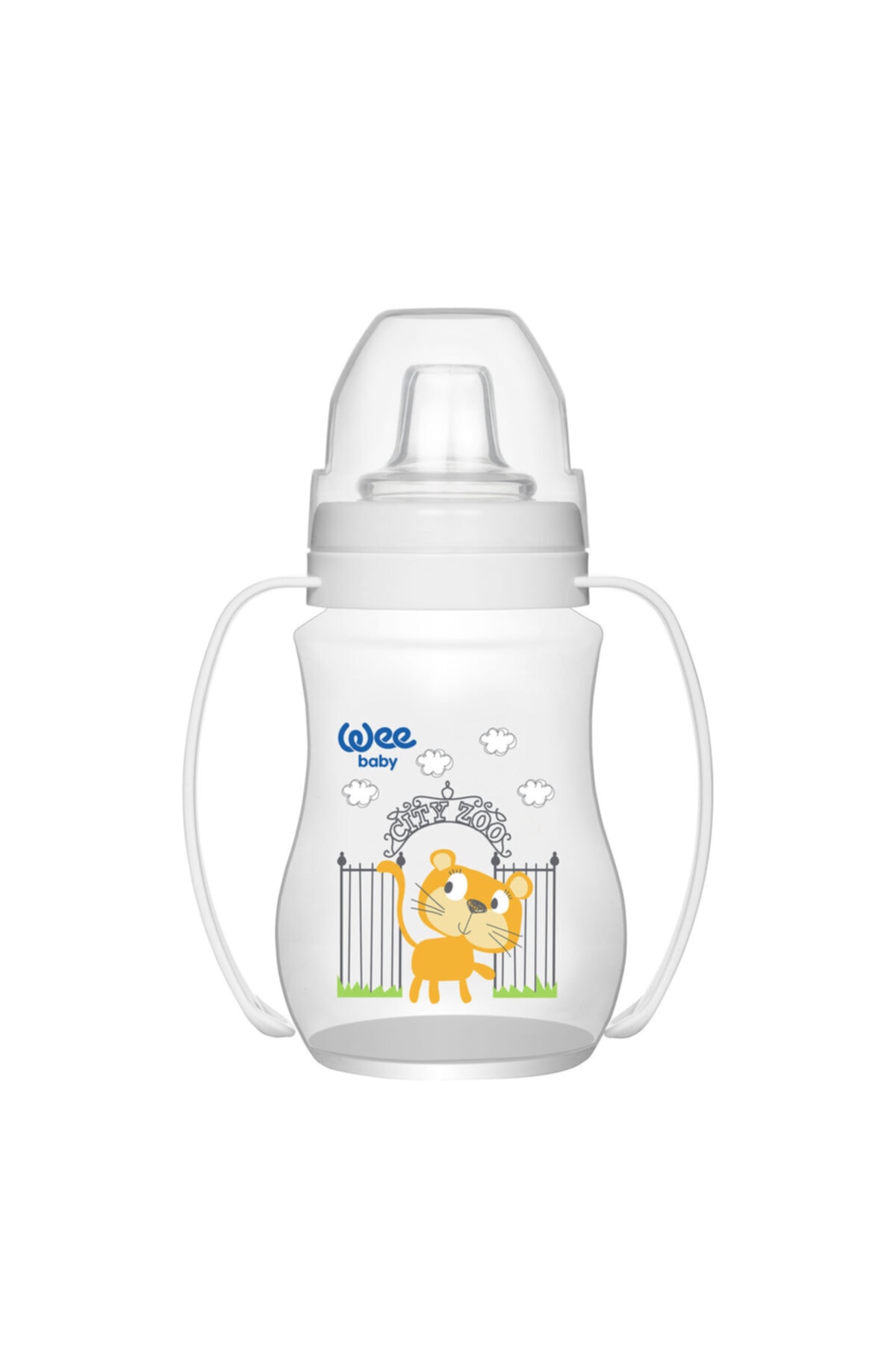 Wee Baby 754 Antikolik Akıtmaz Kulplu Pp Bardak 250 Ml - Desenli 6 Ay+ Asortili