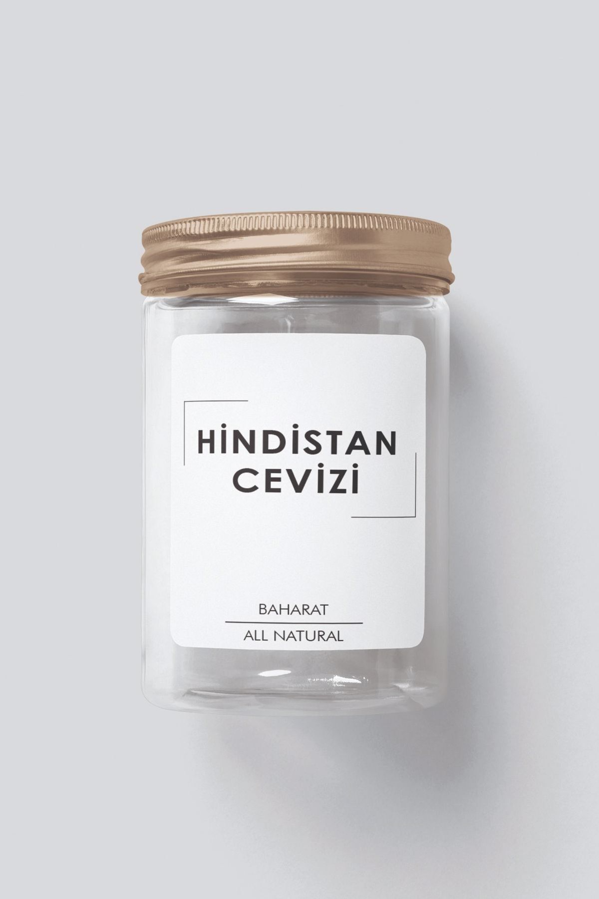 babilstore Ikea 56'lı Köşeli Baharat Kavanoz Sticker Etiket Seti - Beyaz