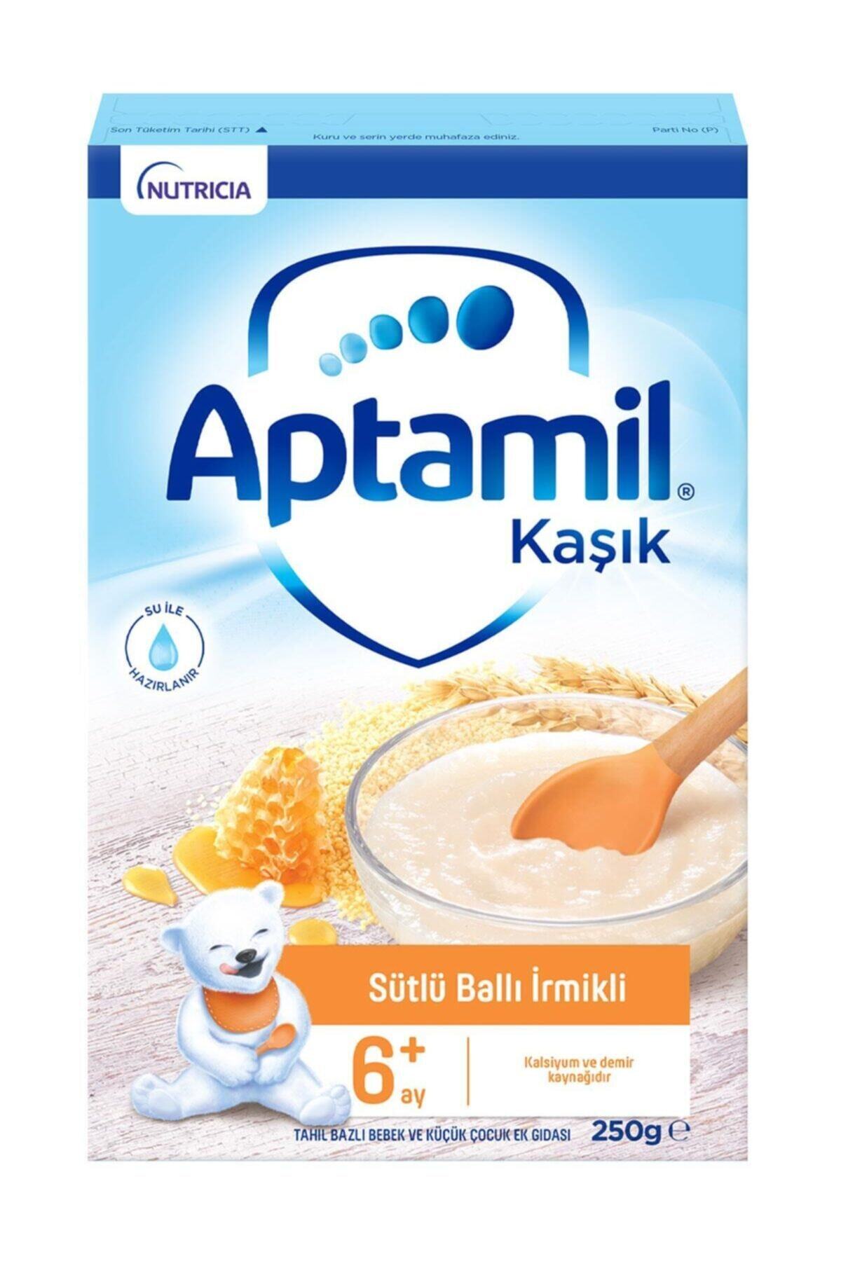 Aptamil Sütlü Ballı Irmikli Tahıl Bazlı Kaşık Maması 250 G 6-36 Ay