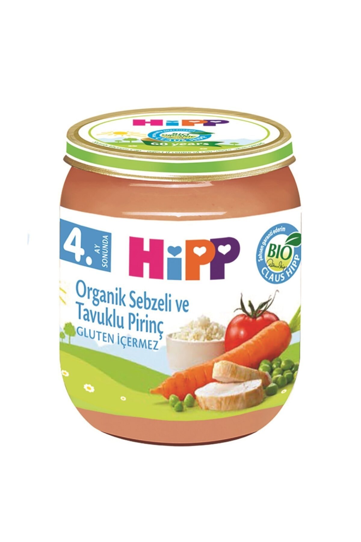 Hipp Organik Pirinçli Ve Tavuklu Sebze Püresi 125 Gr