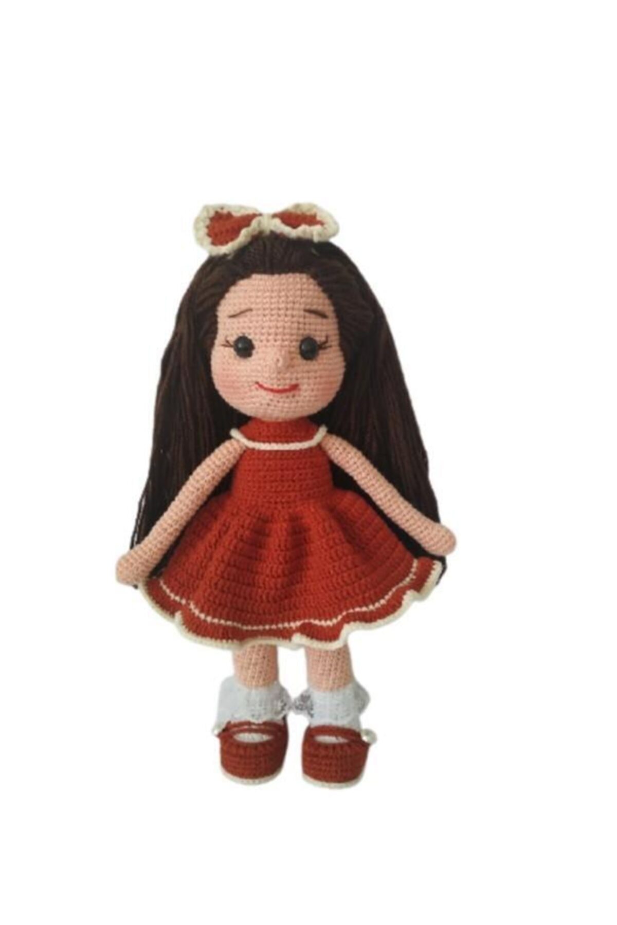 OYUNCAKPARK Domates Güzeli Fatoş Bebek Amigurumi Organik Oyuncak