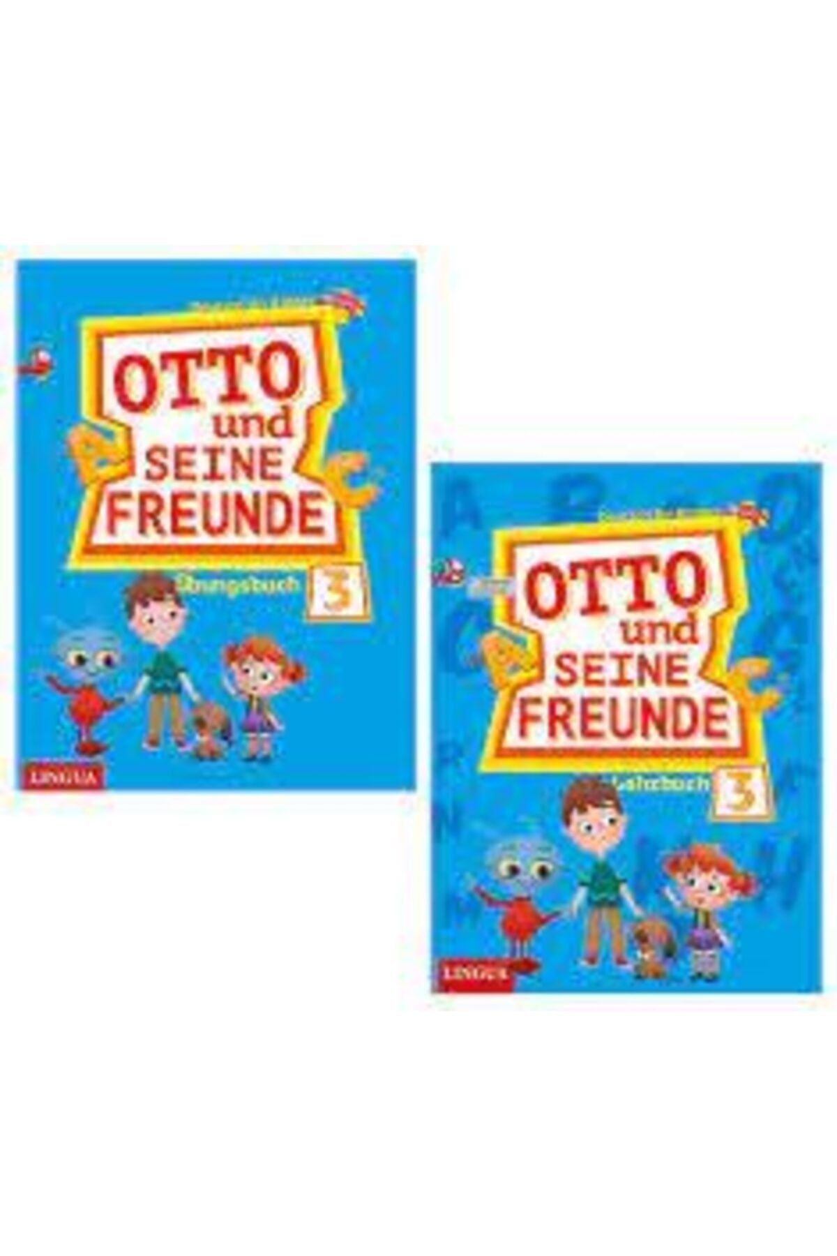 Lingua Yayınevi Otto Und Seine Freunde - 3 Çocuklar Için Almanca Kitabı