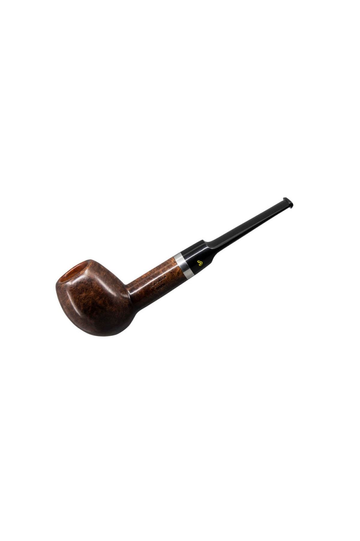 Şahin Üç Yıldız 107 9mm. Filtreli Ebonit Saplı Pipo