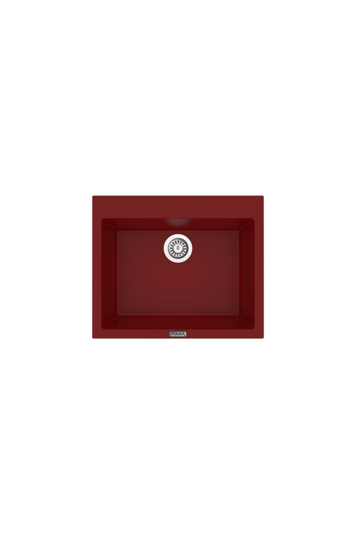 POLEX Cristalüx Granit Eviye Px60 Bordo