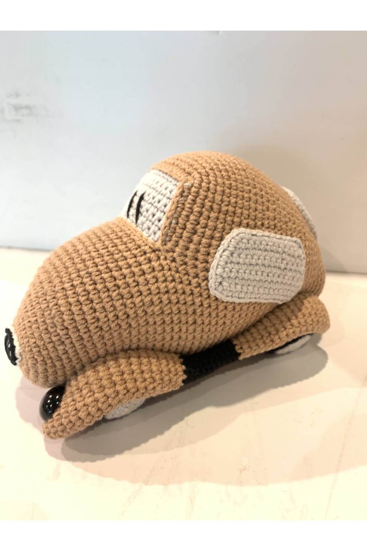 Givin İyilik Mağazası Amigurumi Bej Araba