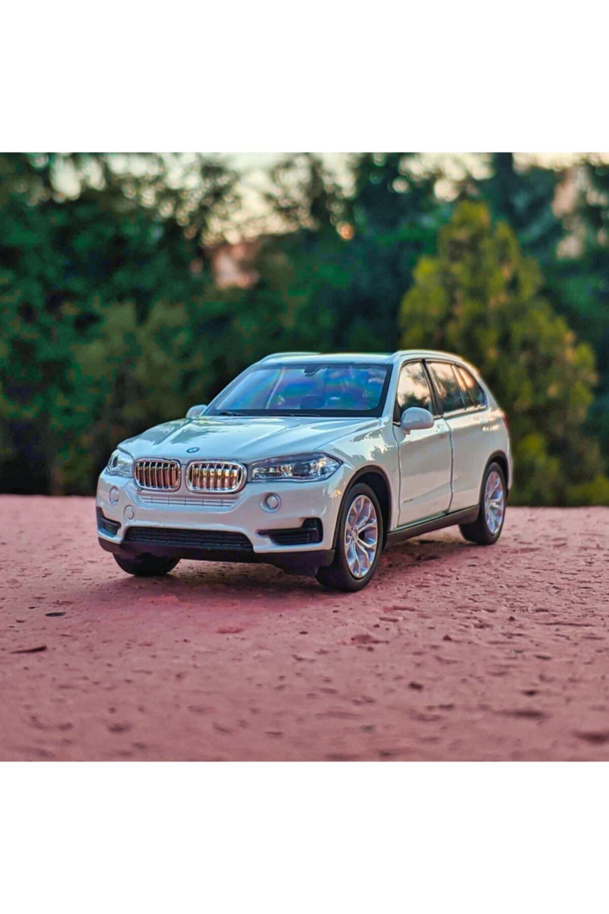 BMW X5 Koleksiyon Lüks Metal Araba Beyaz 12cm