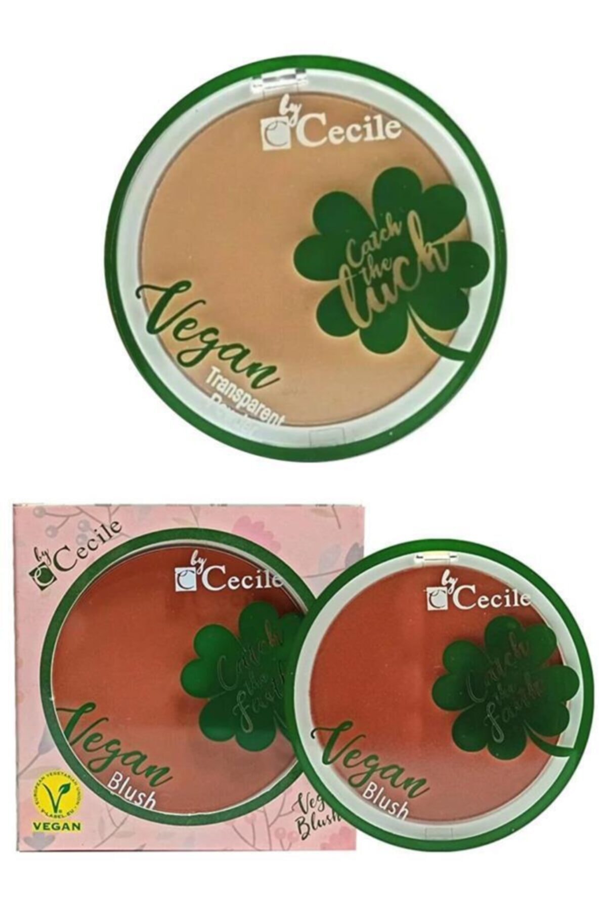 Cecile Vegan Allık 02 Pudra Seti 02