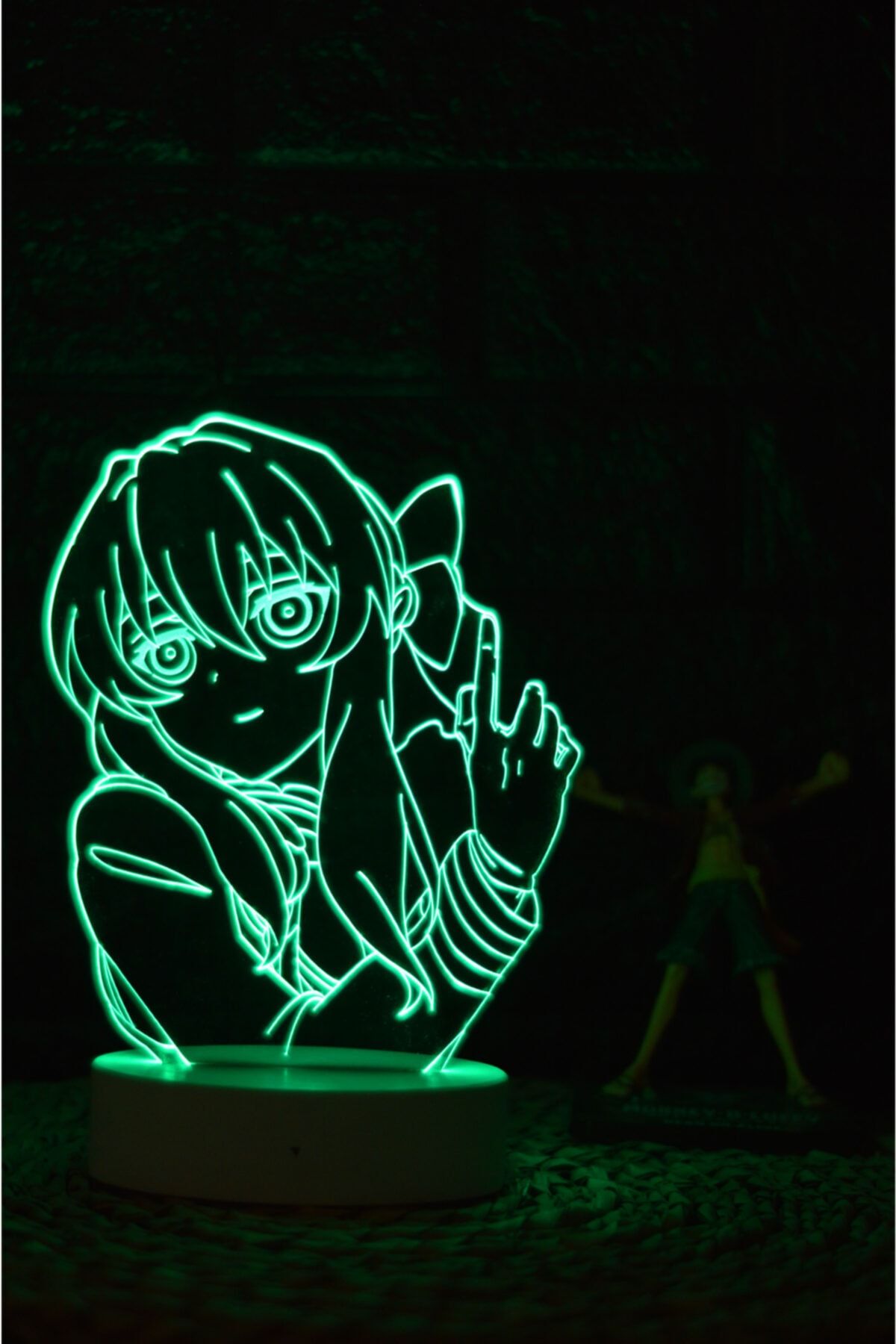 Yubi Design Shinoa Hiragi , Seraph Of The End - 3 Boyutlu Dekoratif Gece Lambası 3d