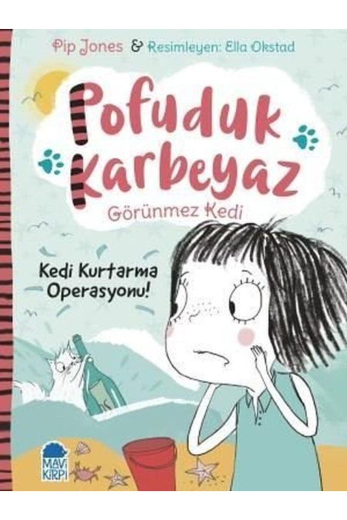 Mavi Kirpi Kitap Pofuduk Karbeyaz - Kedi Kurtarma Operasyonu!