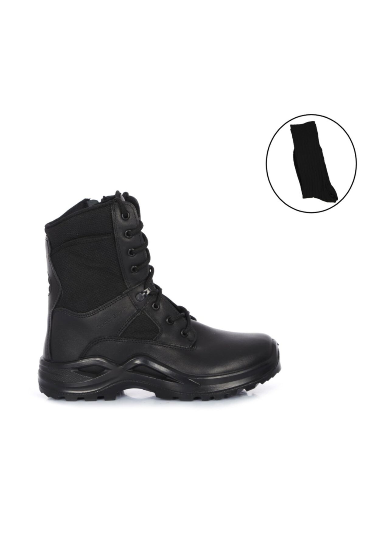 SİNGLE SWORD Ss1469 Tactical Siyah Fermuarlı Askeri Bot
